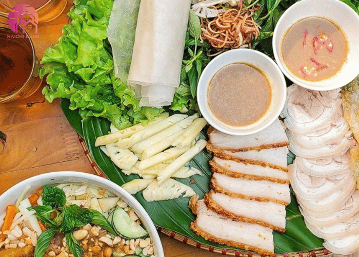 Bánh tráng cuốn thịt heo Bánh tráng cuốn thịt heo